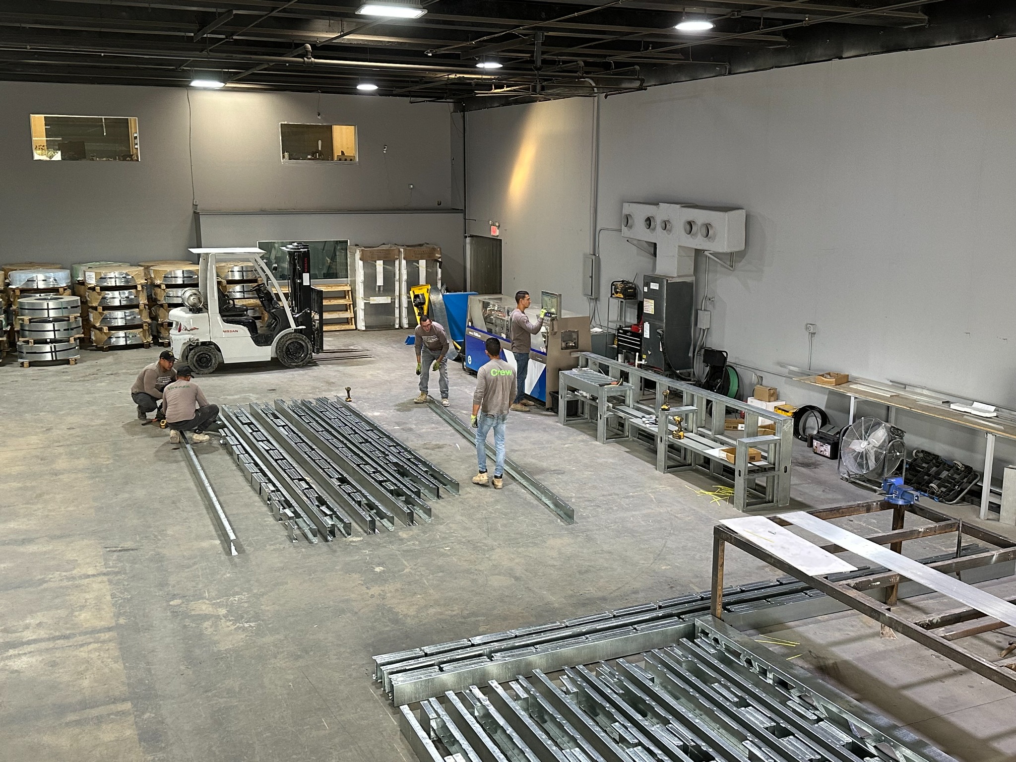 Blue Dwells light steel frame production facility